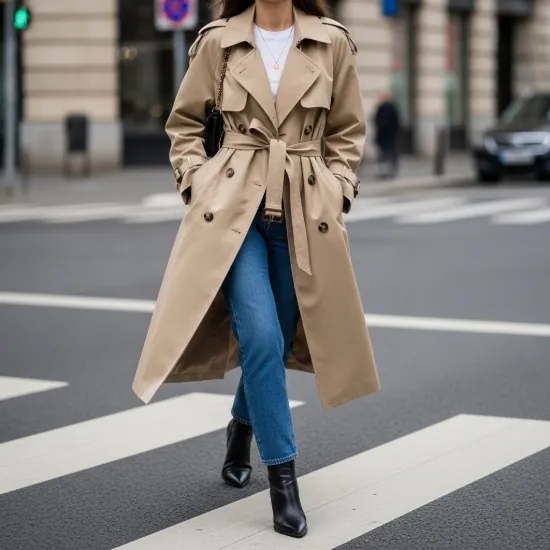 Heritage Su İtici Kumaş Oversize Trençkot